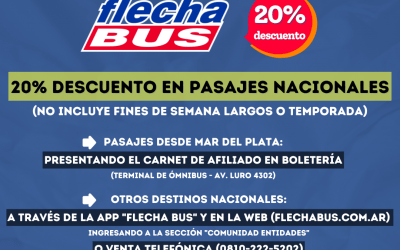 NUEVO BENEFICIO PARA AFILIADOS